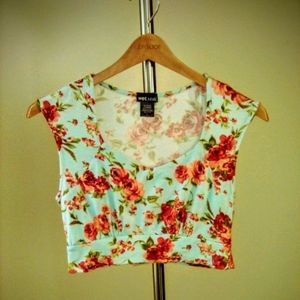 Wet seal Floral Bralette Top Size L